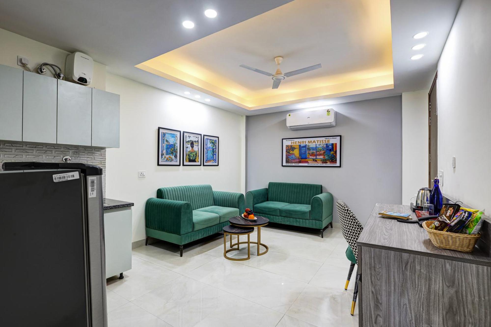 1Bhk Suites Opp Marriott - Huda City Centre Gurgaon Exterior foto